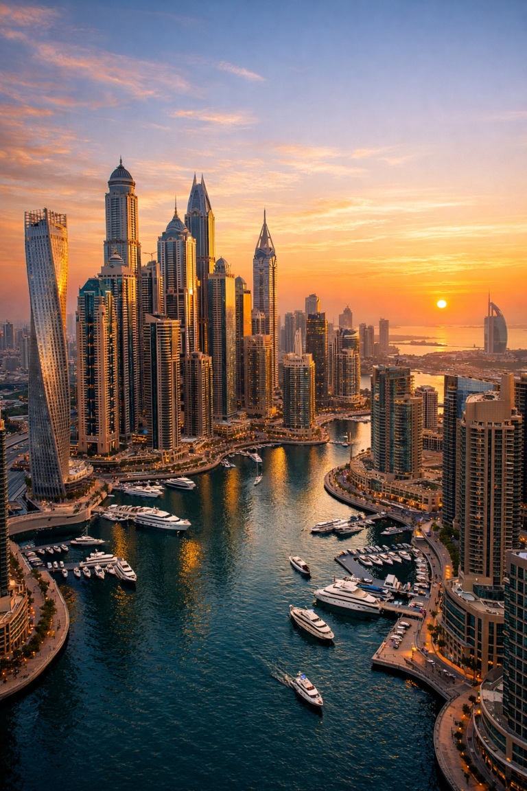 Dubai real estate 2026 skyline and property investment view